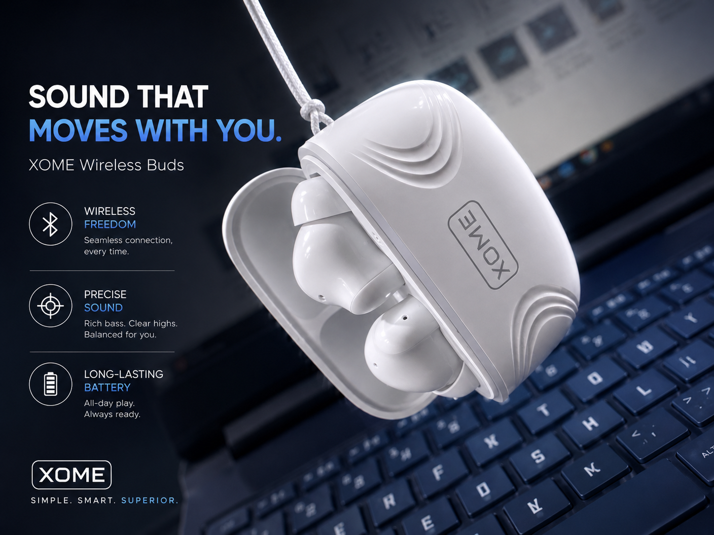XOME Aria X-8 Pro Earbuds