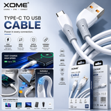 XOME Turbo-Silicone Type-C Fast Charging Cable