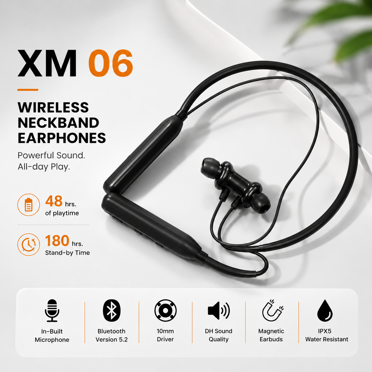 Xome 06 Bluetooth Neckband