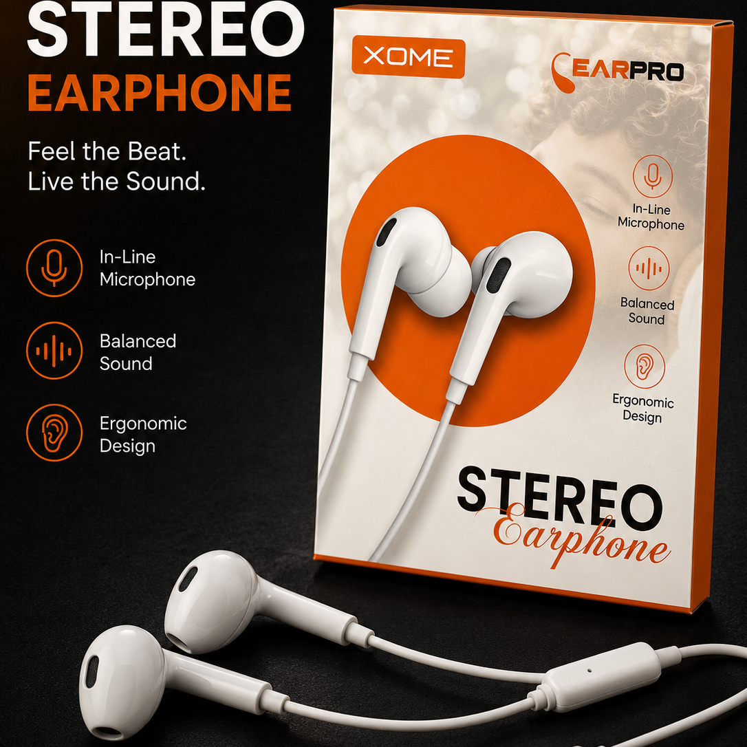 XOME Earz Pro Wired Stereo Earphones