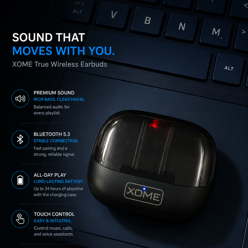 XOME X5 Pro True Wireless Earbuds