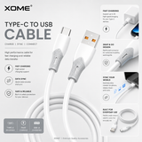 XOME Turbo-Silicone Type-C Fast Charging Cable
