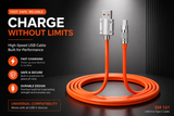 XOME Turbo-3 Type-C Fast Charging Cable