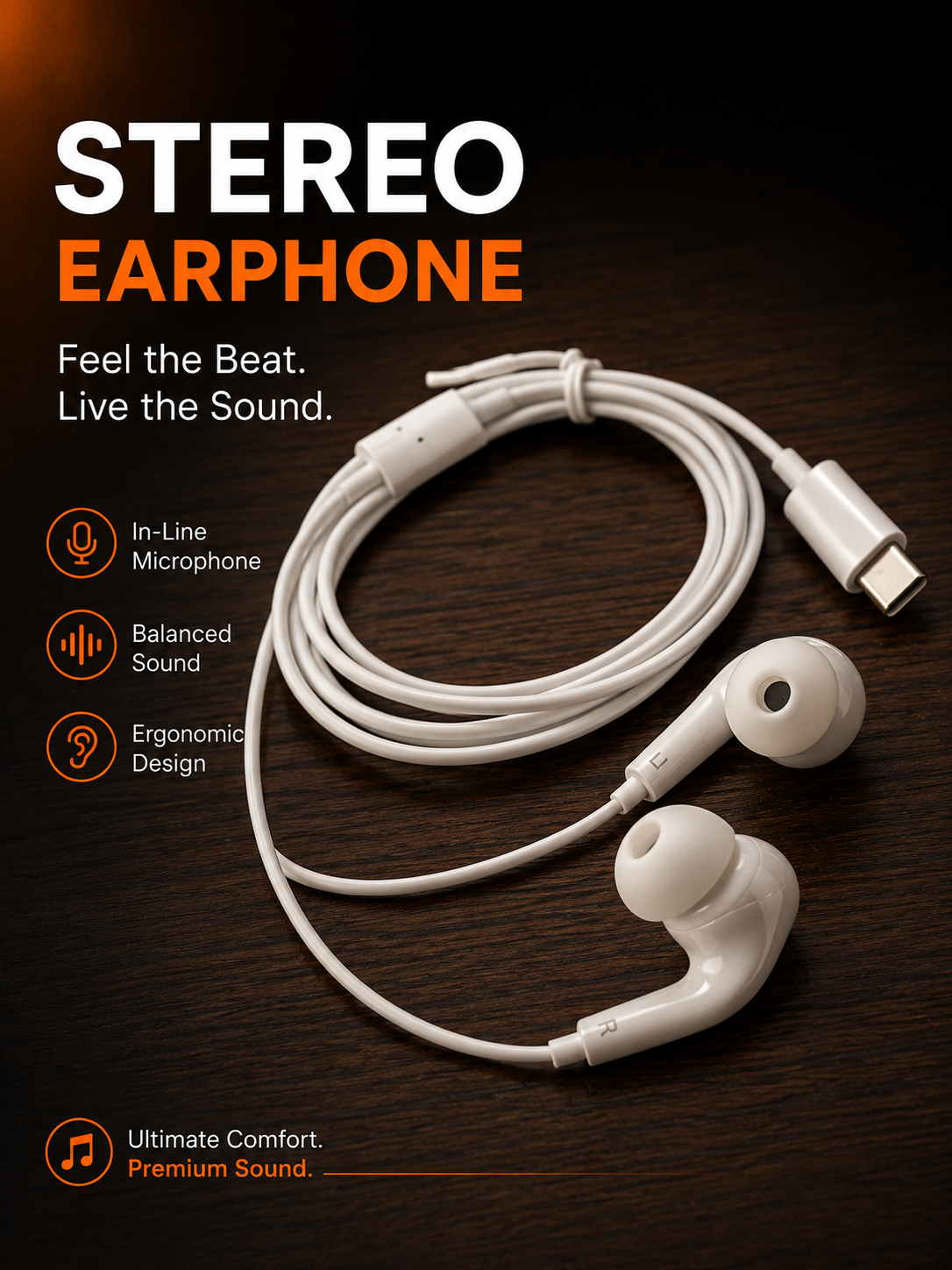 XOME Earz Pro Wired Stereo Earphones