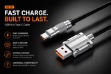 XOME Turbo-3 Type-C Fast Charging Cable