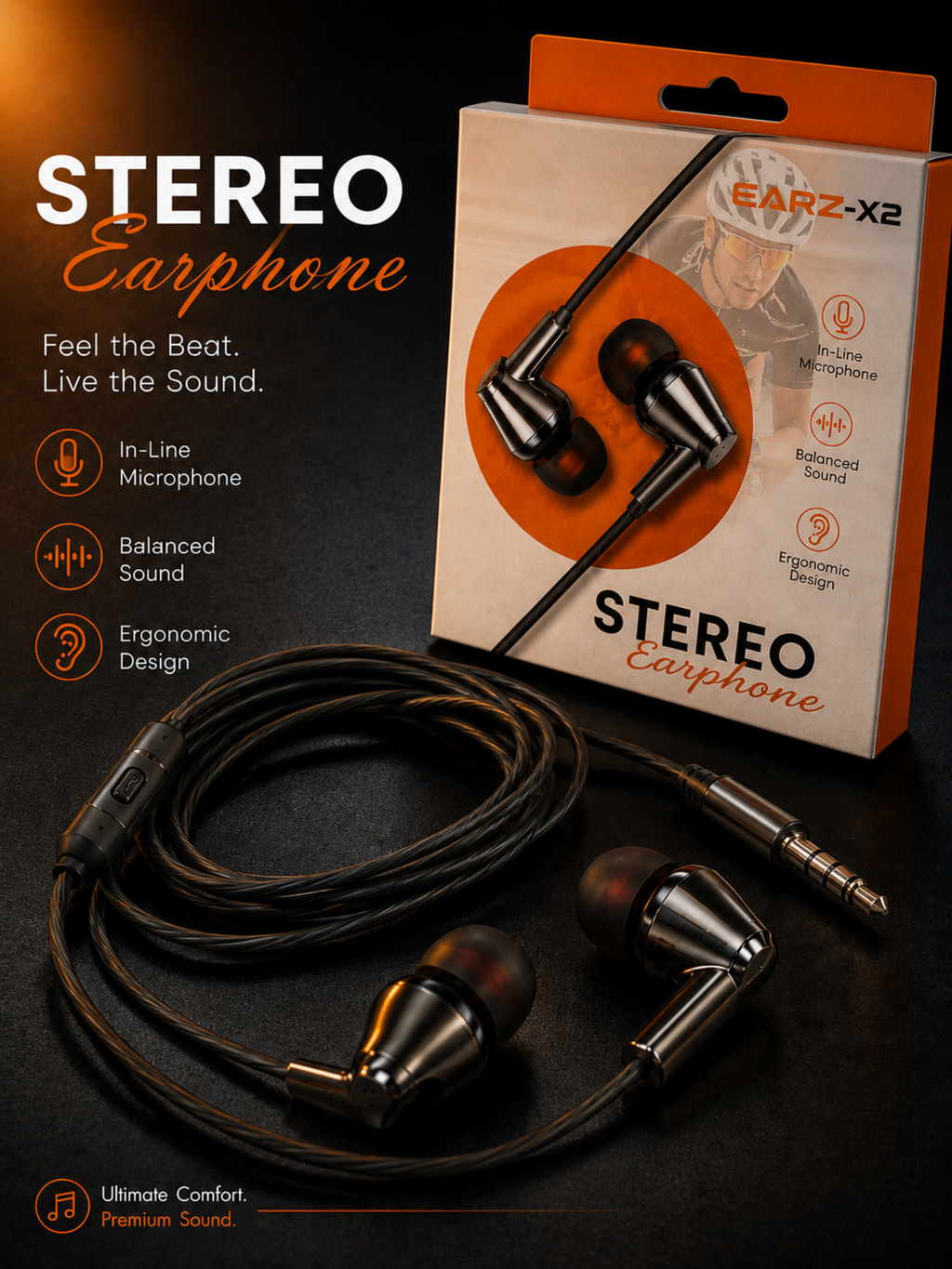 XOME EARZ X2 Wired Earphones