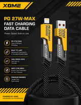 XOME Turbo 5 4-in-1 Fast Charging Cable