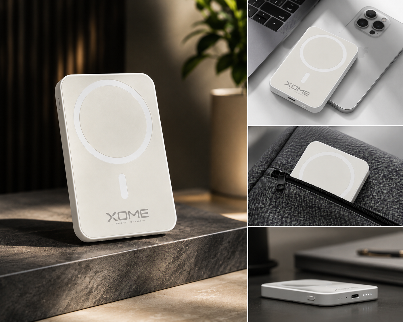XOME 10000mAh Volt  Wireless Power Bank